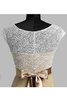 Robe de bal modeste vintage derniere tendance col en bateau ceinture - 9