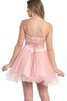 Robe douce seize femme branché sexy a-ligne manche nulle cordon col en forme de cœur - 3