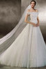 Abito da sposa in pizzo radiosa in tulle attraente con perline sogno - 1