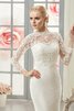 Abito da Sposa Tubino in Pizzo decorato con Perline originale con Bottone - 3