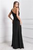 Robe de bal longue avec chiffon avec sans manches gaine d'épaule asymétrique - 2