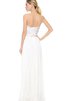 Robe de mariée informel naturel ceinture en étoffe de fourreau avec chiffon - 2