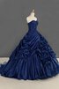 Abito quinceanera senza maniche ball gown bello a terra colorato principessa - 6