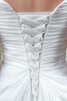 Robe de mariée exclusif moderne avec sans manches de bustier avec lacets - 3