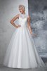 Abito da Sposa Ball Gown A Terra Alta Vita Vintage Senza Maniche - 1