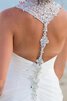 Etui V-Ausschnitt klassisches Perlenbesetztes modisches Brautkleid mit Applikation - 2