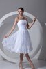 Robe de graduation romantique ligne a appliques de bustier avec sans manches - 5