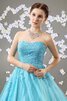 Robe de quinceanera textile en tulle avec perle - 3