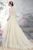 Abito da Sposa a riva in Tulle Semplice Lupetto moda alta bassa - 3