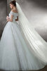 Abito da sposa in pizzo radiosa in tulle attraente con perline sogno - 3