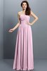 Robe demoiselle d'honneur plissé longue de princesse fermeutre eclair avec chiffon - 22