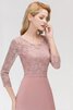 Robe de bal avec chiffon accrocheur avec ruban romantique longue - 6