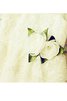 A-Line Normale Taille Bodenlanges Blumenmädchenkleid ohne Ärmeln aus Tüll - 3