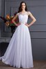 Abito da Sposa Principessa Alta Vita in Chiffon Classico A-Line - 1