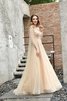 Abito da sposa alternativo con cristino in tulle convenzionale decorato bellissimo - 6