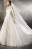 Abito da sposa angelico in raso a sala in tulle senza strap seducente - 4