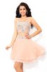 Robe de bal bref sexy de princesse fermeutre eclair manche nulle - 5