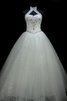 Abito da sposa convenzionale ball gown alta qualità con perline in paillette particolare - 1