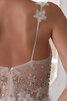 Robe de mariée passionnant ligne a en satin extensible longue naturel - 6