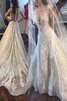 Abito da Sposa Senza Maniche Elegante Coda A Strascico Corto Principessa A-Line - 1