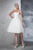 Abito da Sposa Semplice Mini Vintage A-Line Principessa - 6