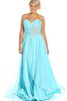 Robe de bal simple charmeuse distinguee fermeutre eclair avec chiffon - 5