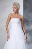 Trägerloser Ausschnitt Empire Taille Anständiges Luxus Brautkleid mit Applikation - 6