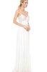 Robe de mariée informel naturel ceinture en étoffe de fourreau avec chiffon - 3