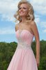 Robe de bal longue de traîne courte de bustier a-ligne avec chiffon - 2