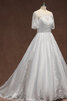 Robe de mariée en dentelle chaming modeste luxueux chic - 4