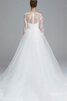 Abito da Sposa Lupetto in Tulle con Ricamo decorato stravagante A-Line - 2