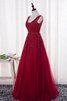 Robe de bal romantique luxueux intemporel avec sans manches textile en tulle - 4