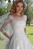 Abito da Sposa con Nastro conservatore Tondo con Fusciacca Ball Gown A Terra - 3