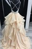 Abito da Ballo con paillette in Organza in Paillette Elegante con Increspature Vintage - 2