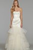 Abito da Sposa con Increspature Cuore sensuale A-Line in Raso con Increspato - 1