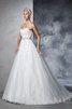 Robe de mariée distinguee intemporel longue de mode de bal avec sans manches - 3