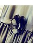 Reißverschluss Prinzessin Ärmelloses Blumenmädchenkleid mit Blume mit Schaufel Ausschnitt - 3