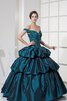 Duchesse-Linie Spaghetti Träger Pick-Ups Quinceanera Kleid mit Rücken Schnürung mit Applike - 3