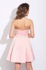 Prinzessin Reißverschluss Satin Mini Cocktailkleid mit Rüschen - 6