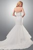 Abito da Sposa Sirena Puffy Cinghia in rilievo Elegante Oscillare Senza Maniche - 2