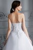 Abito da Sposa a Spiaggia Ball Gown Senza Maniche Coda A Strascico Corto Elegante - 7