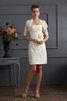 Abito mamma Sposa Semplice con Applique Tubino Cerniera con Giacca - 1