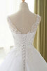 Robe de mariée de traîne mi-longue de princesse mode de mode de bal naturel - 5