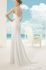 Abito da Sposa Senza Maniche seducente in Tulle Shiena Sheer Senza Vita Romantico - 2