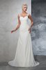 Robe de mariée luxueux ruché avec chiffon bandouliere spaghetti de sirène - 3