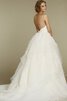 Abito da Sposa in Tulle Ball Gown Conotta Coda A Strascico Cappella moda Naturale - 2