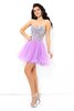 Prinzessin A-Linie Normale Taille Kurzes Formelles Cocktailkleid - 4