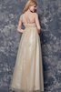 Robe demoiselle d'honneur romantique vintage luxueux de lotus a-ligne - 2