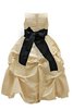 Abito da Cerimonia Bambini Impero A-Line con Fiore in Taffeta Ball Gown Senza Maniche - 2