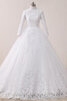 Spitze Satin Zauberhaft Prinzessin Legeres Brautkleid - 5